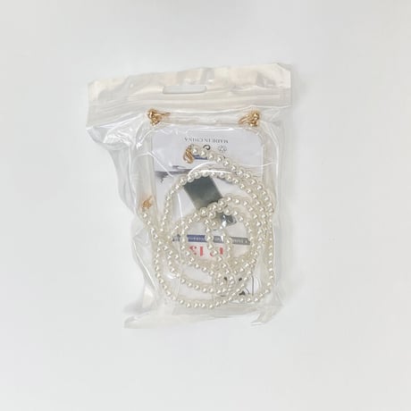 パールチェーン付きスマホケース【sa16】