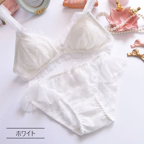 ノンワイヤーブラジャー＆ショーツセット【CL1020】