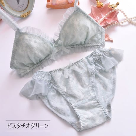 ノンワイヤーブラジャー＆ショーツセット【CL1020】