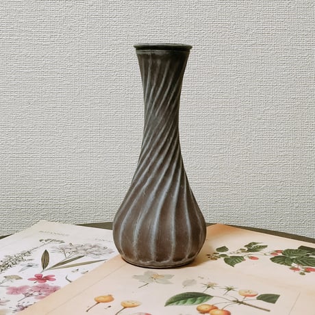 ローマ彫刻風(白)ペイント インテリアガラス 花瓶