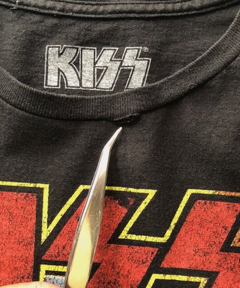 KISS キッス リプリント ツアー'77 半袖Tシャツ (サイズL KISS キッス リプリント ツアー'77 半袖Tシャツ (サイズL
