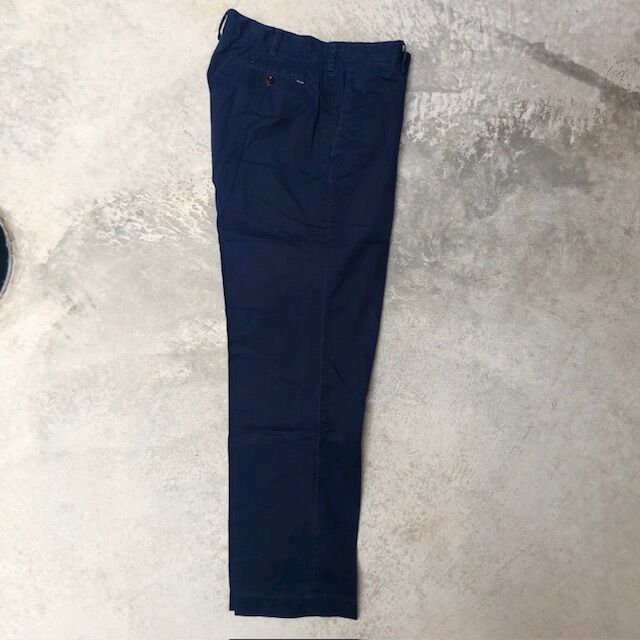 POLO RALPH LAUREN 麻ネイビーチノパン 32/30 新品未使用 POLO RALPH LAUREN 麻ネイビーチノパン 32/30 新品未使用 中古