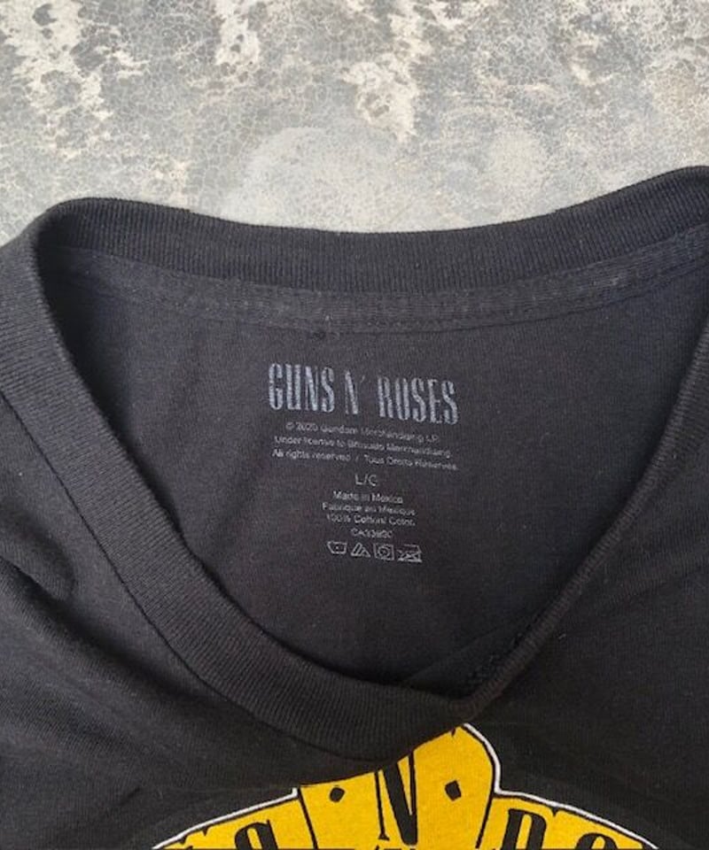 GUNS 'N'ROSES ガンズアンドローゼス バンドTシャツ(サイズL GUNS 'N'ROSES ガンズアンドローゼス バンドTシャツ(サイズL