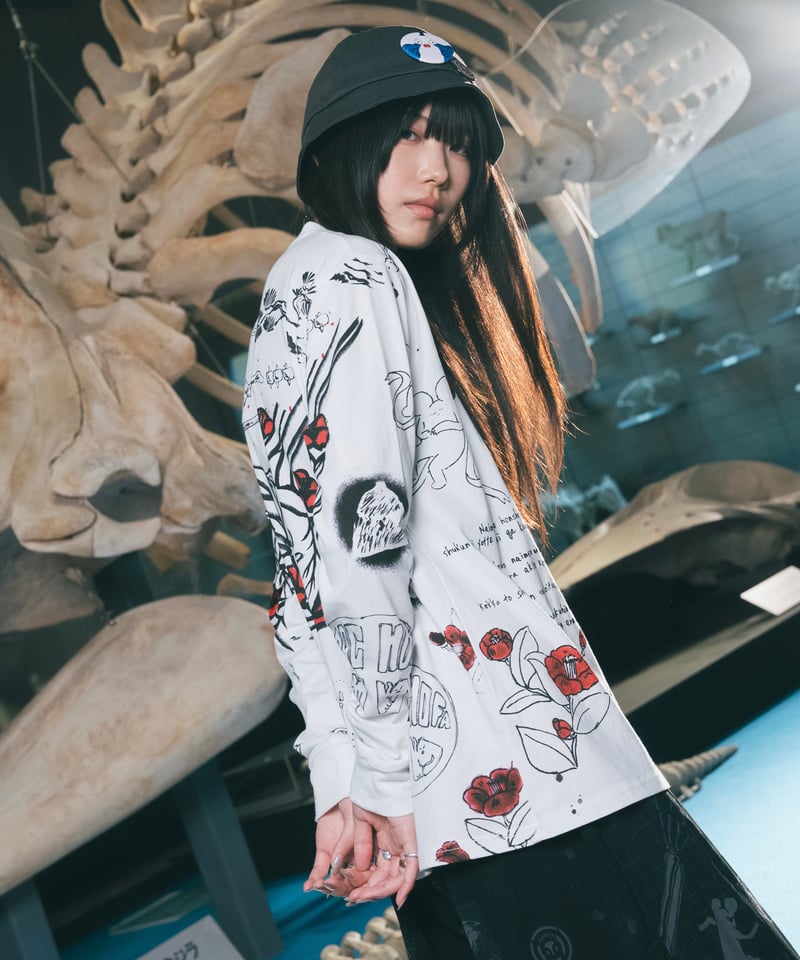 Circle Heritage (サークルヘリテイジ) ペイント加工　ロンT Circle Heritage (サークルヘリテイジ) ペイント加工 ロンT