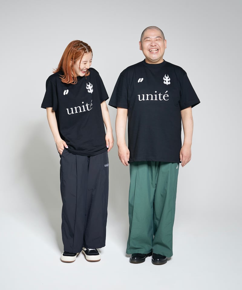 unite × ANREAL STORE タックパンツ : ブラック | ANREAL STORE