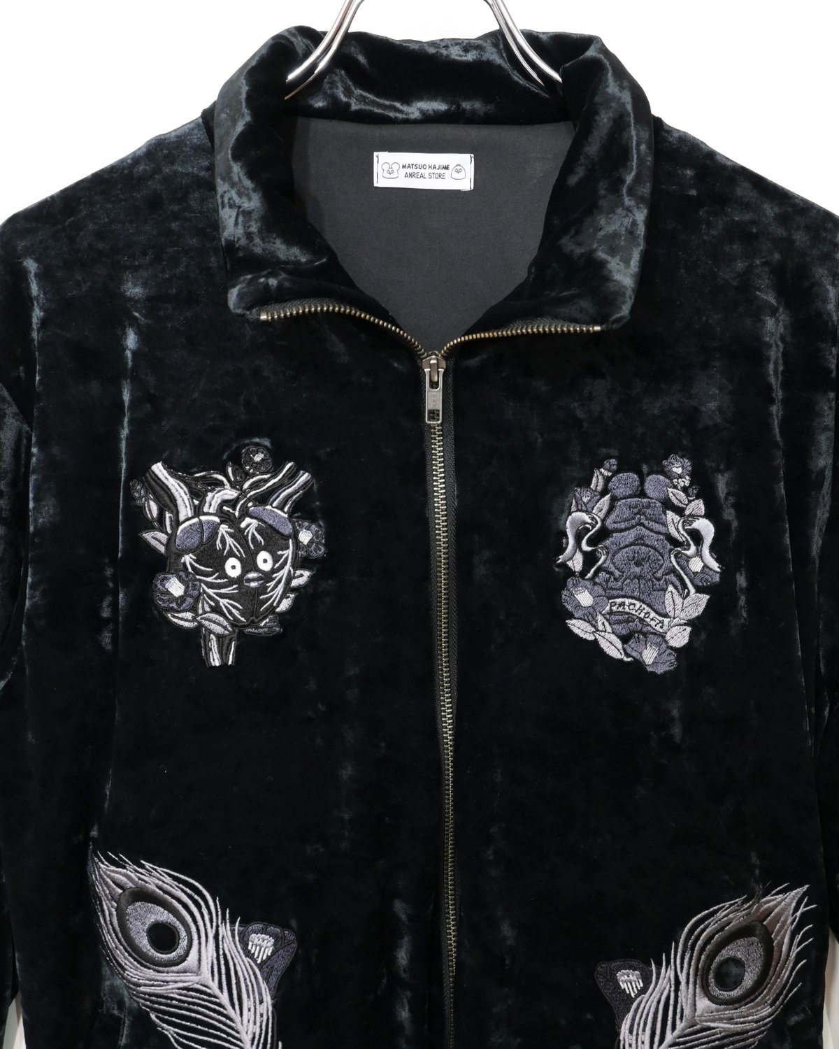 【美品】Christian Lacroix ジャケット　ブラック　ベロア ベロアスタンドカラージャケット : ブラック | ANREAL STORE