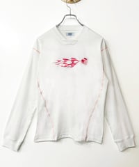 愛の着火カットソー : WHITE