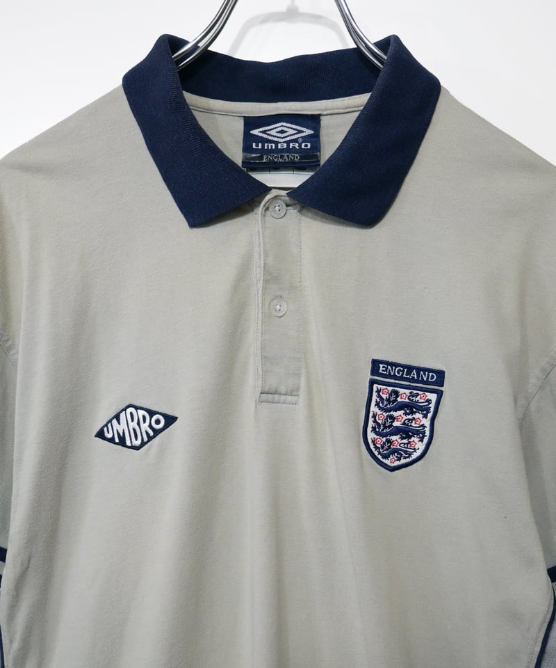 Umbro イングランド代表サッカーユニフォーム ポロシャツ ホワイト Umbro イングランド代表サッカーユニフォーム ポロシャツ ホワイト