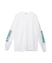 LOGO L/S TEE : ホワイト