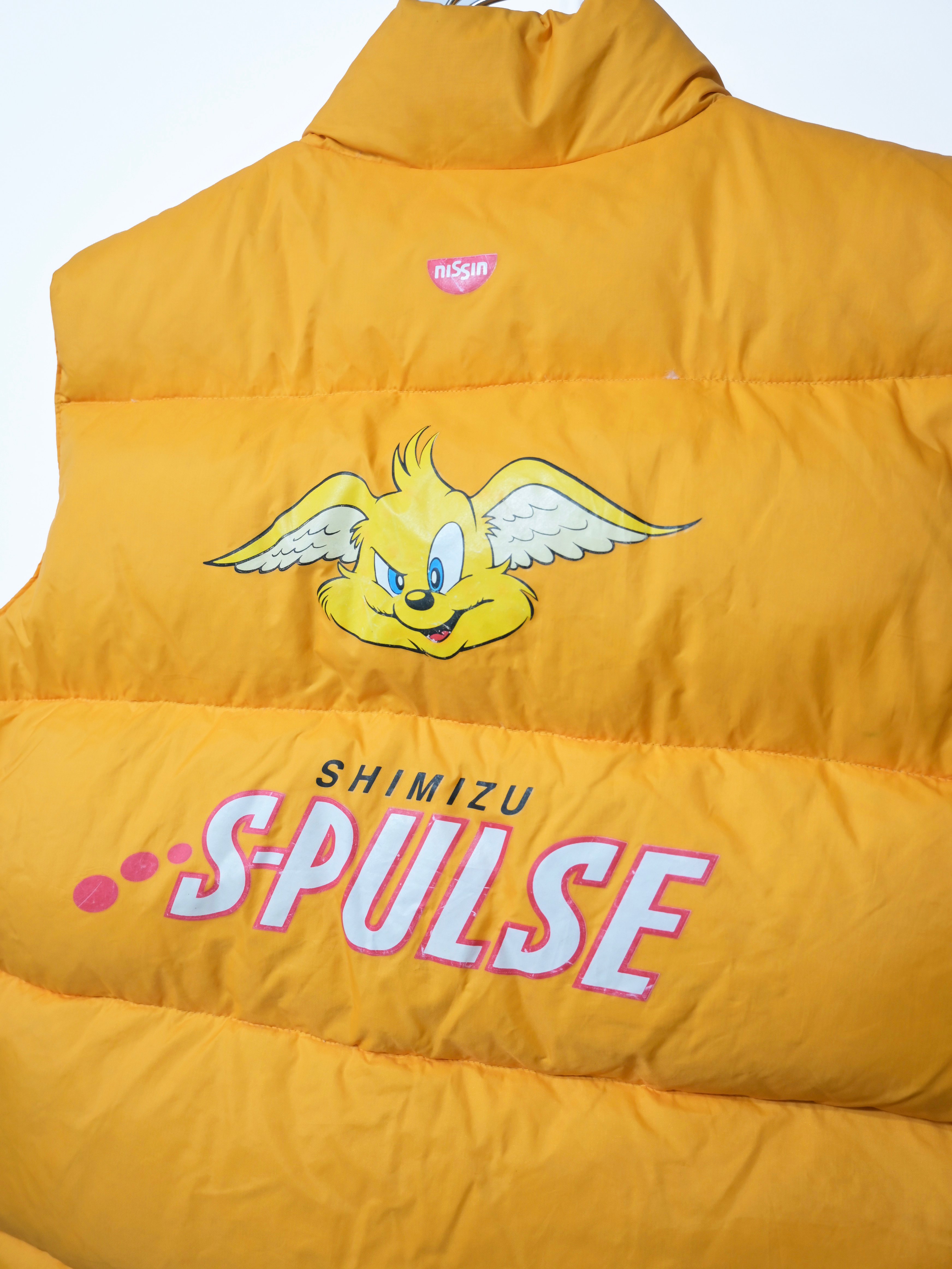 【希少・美品】清水エスパルス 日清 nissin ダウンベスト パルちゃん original