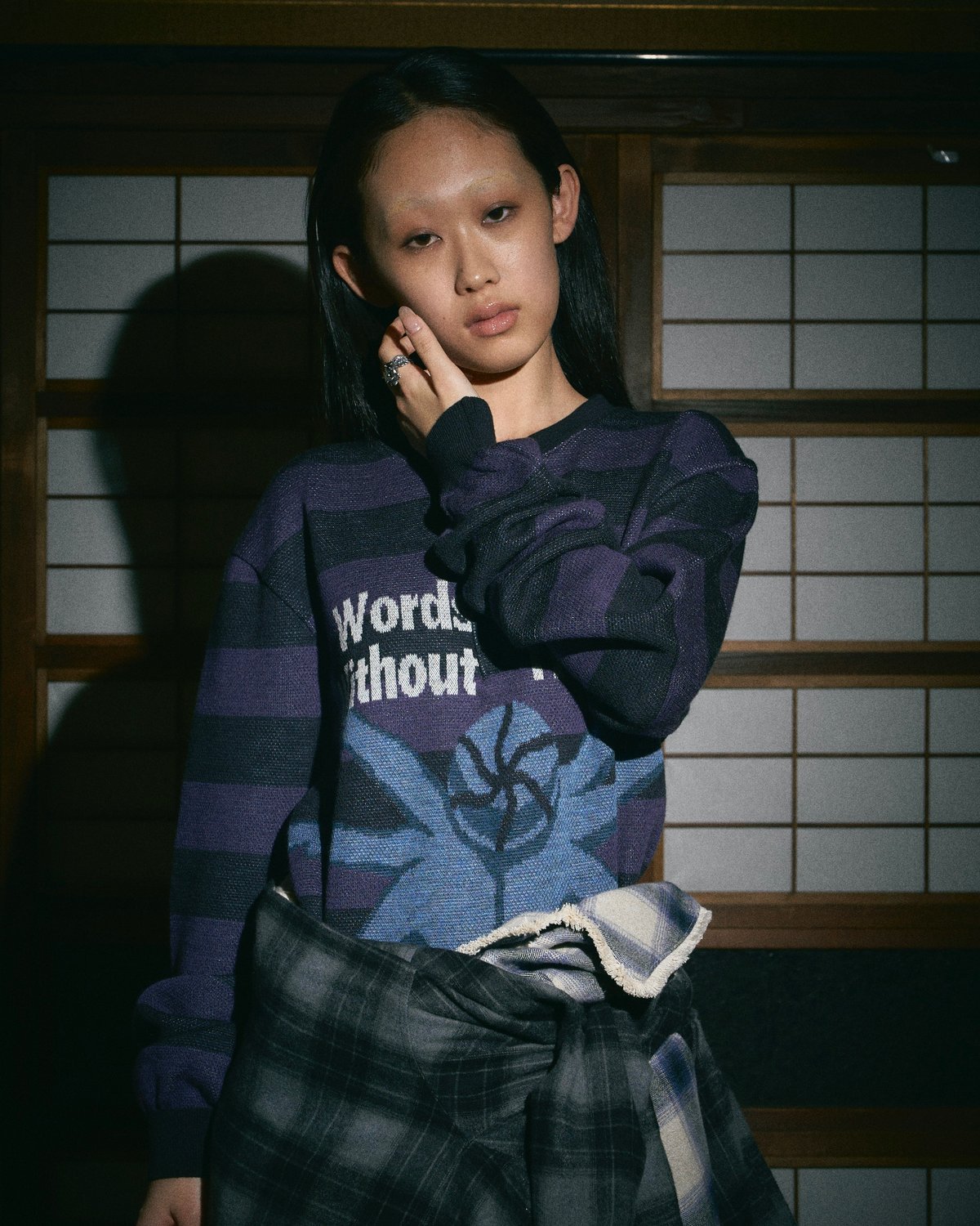 はじめまして松尾です　ニット はじめまして松尾です』承・「人里におりてしまった」ニット : グレー