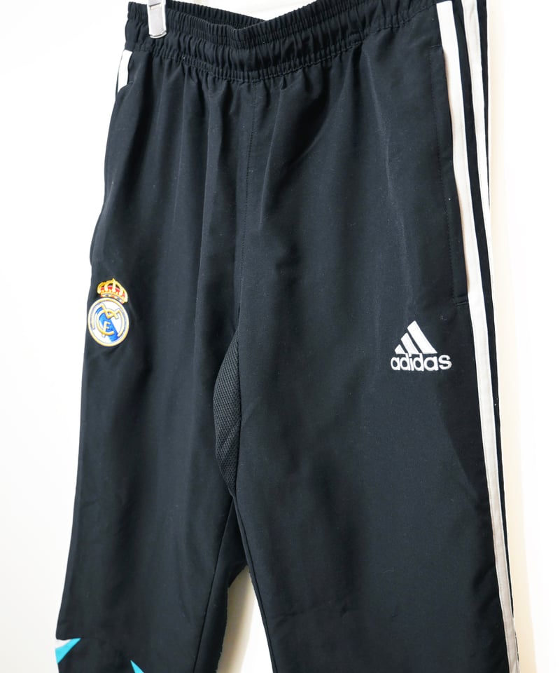 adidas ナイロンジャケット レアルマドリード アンセムジャケット 黒