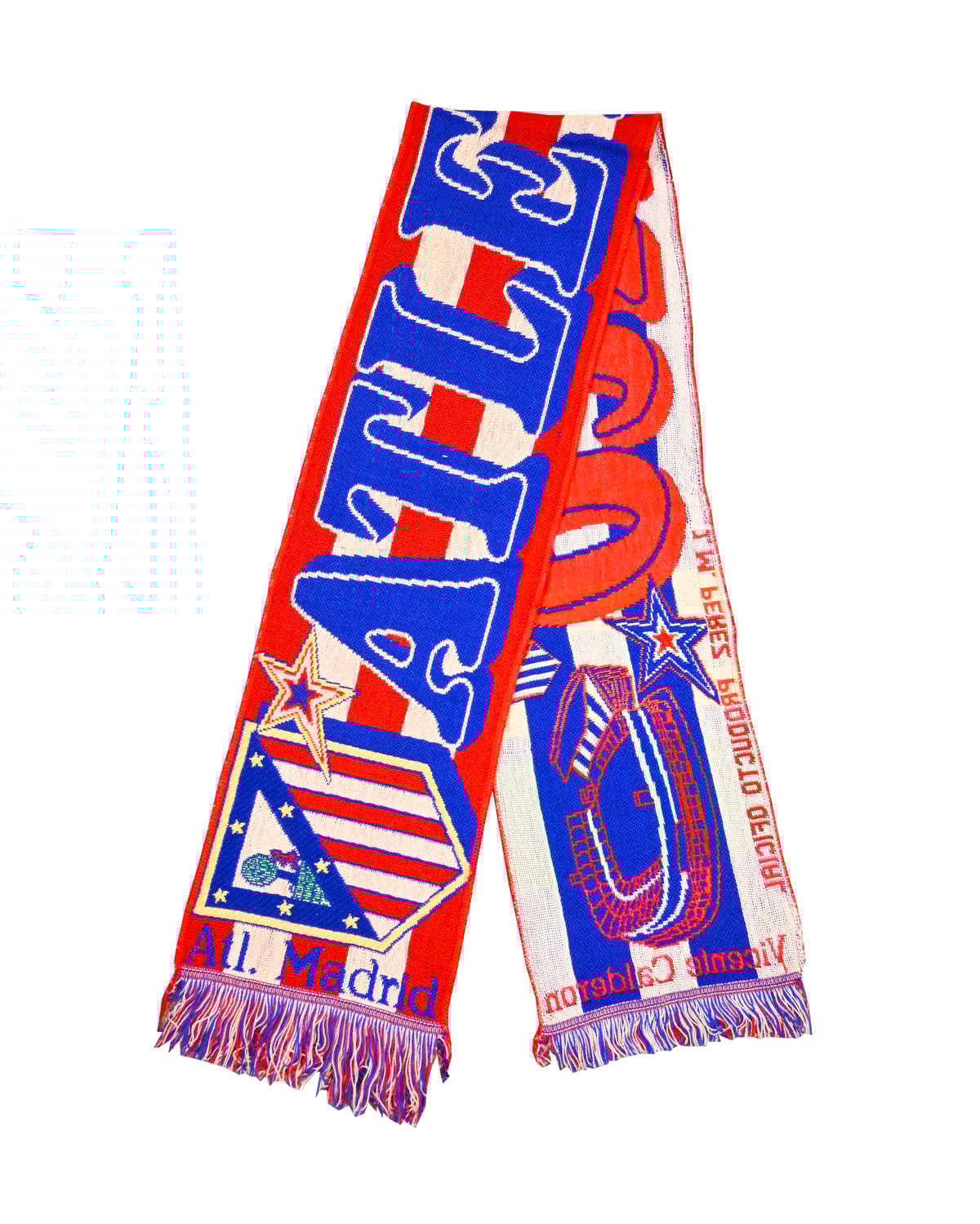 アトレティコ•マドリード レトロスウェット(M)、マフラーセット