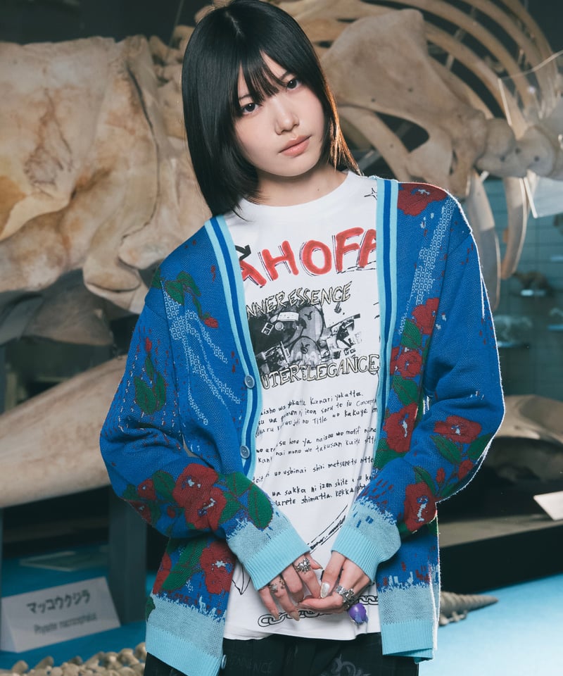 ニットカーディガン : ブラック | ANREAL STORE