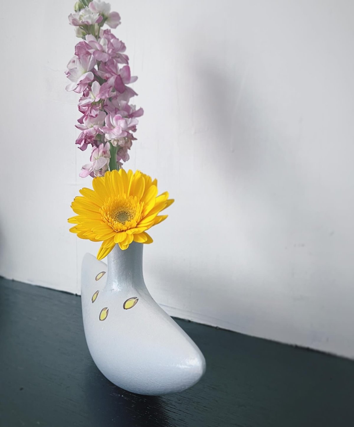 Flower vase looks like UFO | Thrift shop Shiya