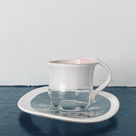 Otaru Glass cup & saucer