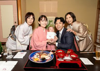 お宮参り撮影後の　お食い初め撮影プラン（お宮参り撮影お申込みのお客様限定）