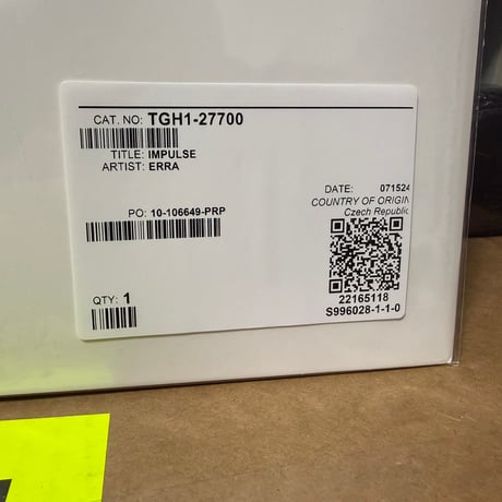 【残1】Erra - Impulse (Test Pressing)