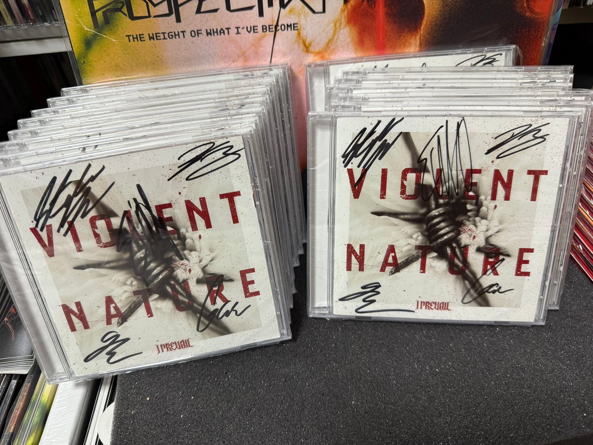 NATURE   CＤ サイン入り 残6】I Prevail - Violent Nature (サイン入り) | New Bl