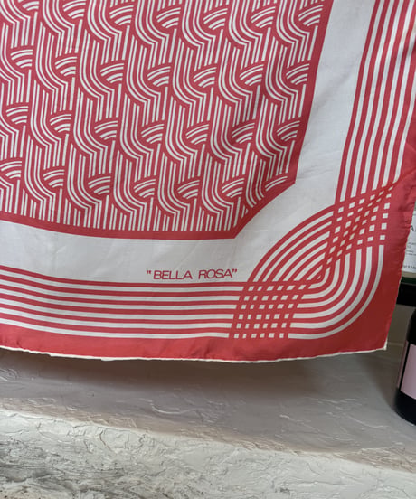 幾何学柄レトロscarf