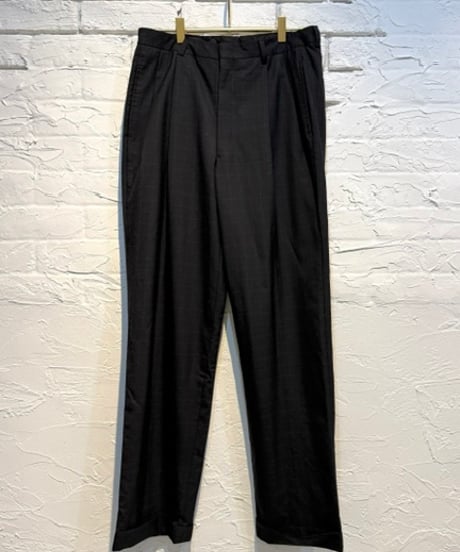 check柄slacks pants