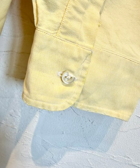 Ralph Lauren／yellow ビッグシルエットshirts
