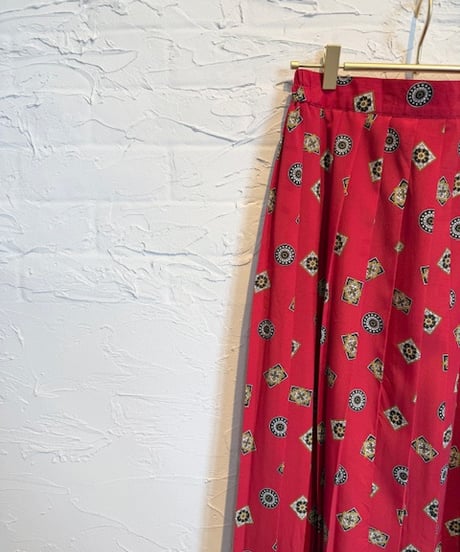 rétro柄skirt