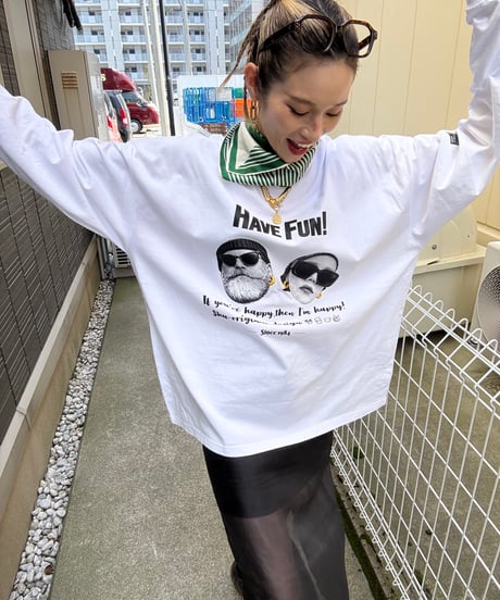 4/26まで【受注販売商品】新品のロンt 『HAVE FUN!』