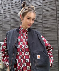 カウボーイ柄shirt