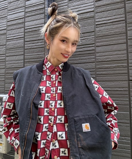 カウボーイ柄shirt