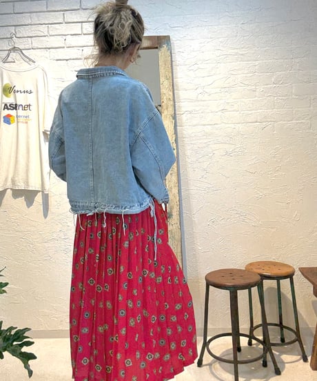 rétro柄skirt