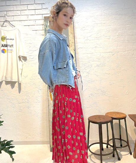 rétro柄skirt