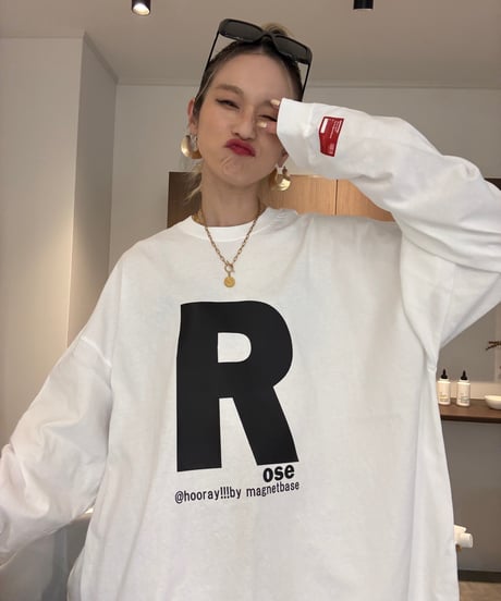 新品のロンt 『Rose』 Mサイズ