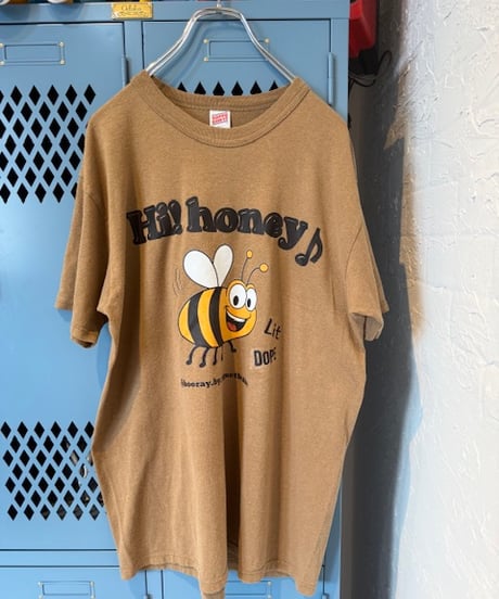 【しゅーオリジナルプリント】〜Hi!〜Lit DOPE 90s vintage US army t-shirts　タグ：DC570／タグ：SOFFE SHIRTS