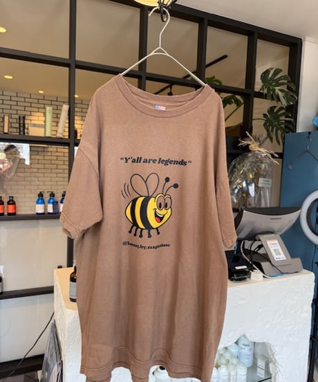 【しゅーオリジナルプリント】”Y'all are legends" 90s vintage US army t-shirts タグ：DSCP BY JENSEN
