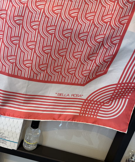 幾何学柄レトロscarf