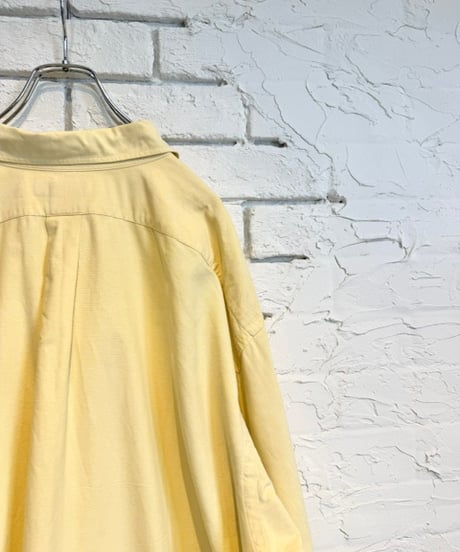 Ralph Lauren／yellow ビッグシルエットshirts