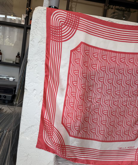 幾何学柄レトロscarf