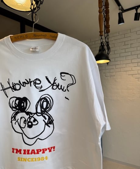 【しゅー撮影時着用のため特別価格】新品の t-shirts 『How're you?』短丈Mサイズ