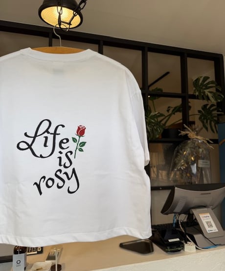 【しゅー撮影時着用のため特別価格】新品の t-shirts 『How're you?』短丈Mサイズ