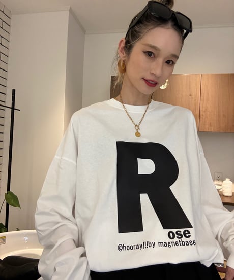 新品のロンt 『Rose』 Mサイズ
