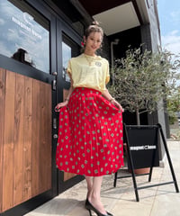 rétro柄skirt