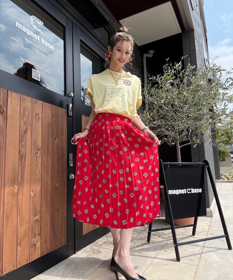 rétro柄skirt