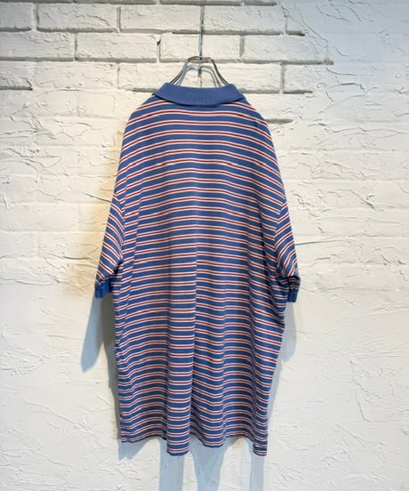 Polo／ボーダー／ポロシャツ