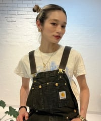 carhartt ブラックオーバーオール