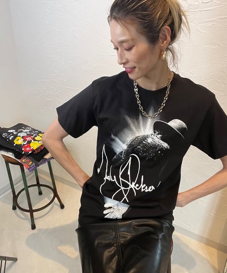 モノクロ　Michael tシャツ