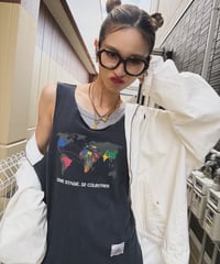 しゅーメイド切りっぱなしタンクトップ　adidas ONE STAGE.32／COUNTRIES／