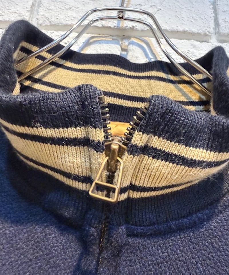 90s CHAPS RALPH LAUREN レザースリーブスタジャン | Hooray!!!