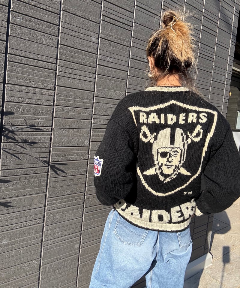 90s NFL RAIDERS Knit スタジャン | Hooray!!!