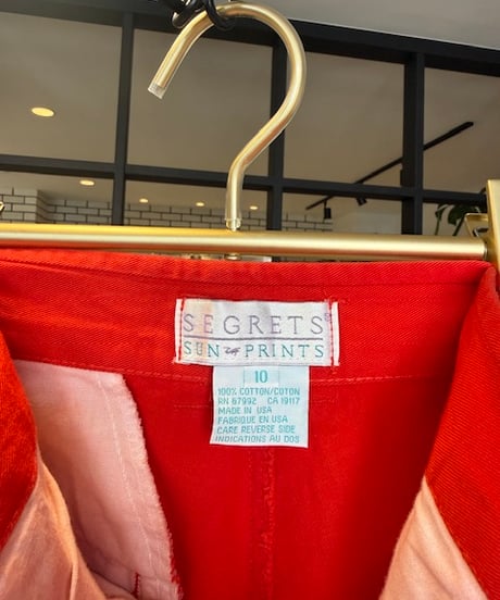 SEGRETS SUN PRINTS／vintage color pants